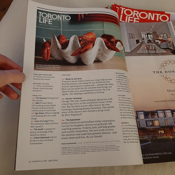 Toronto Life Magazine April 2021 Issue - Picture 2 of 2
